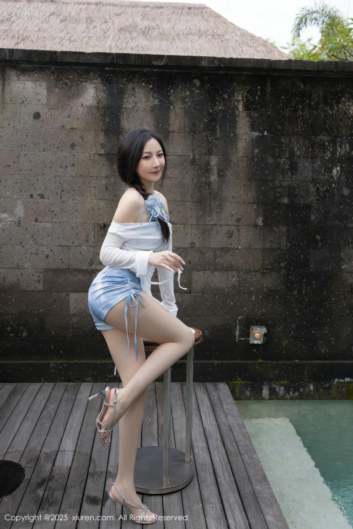 XiuRen 秀人 No.10377 鱼子酱Fish 蓝色比基尼 - 5