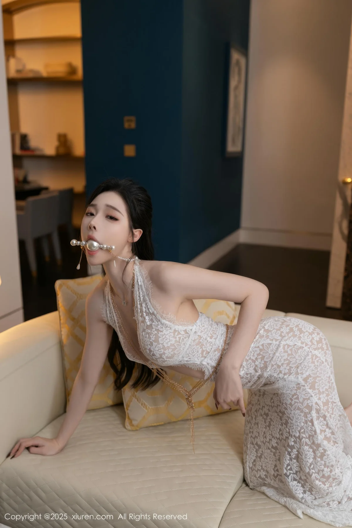 XiuRen 秀人 No.10378 小逗逗 白色连衣裙 - 5