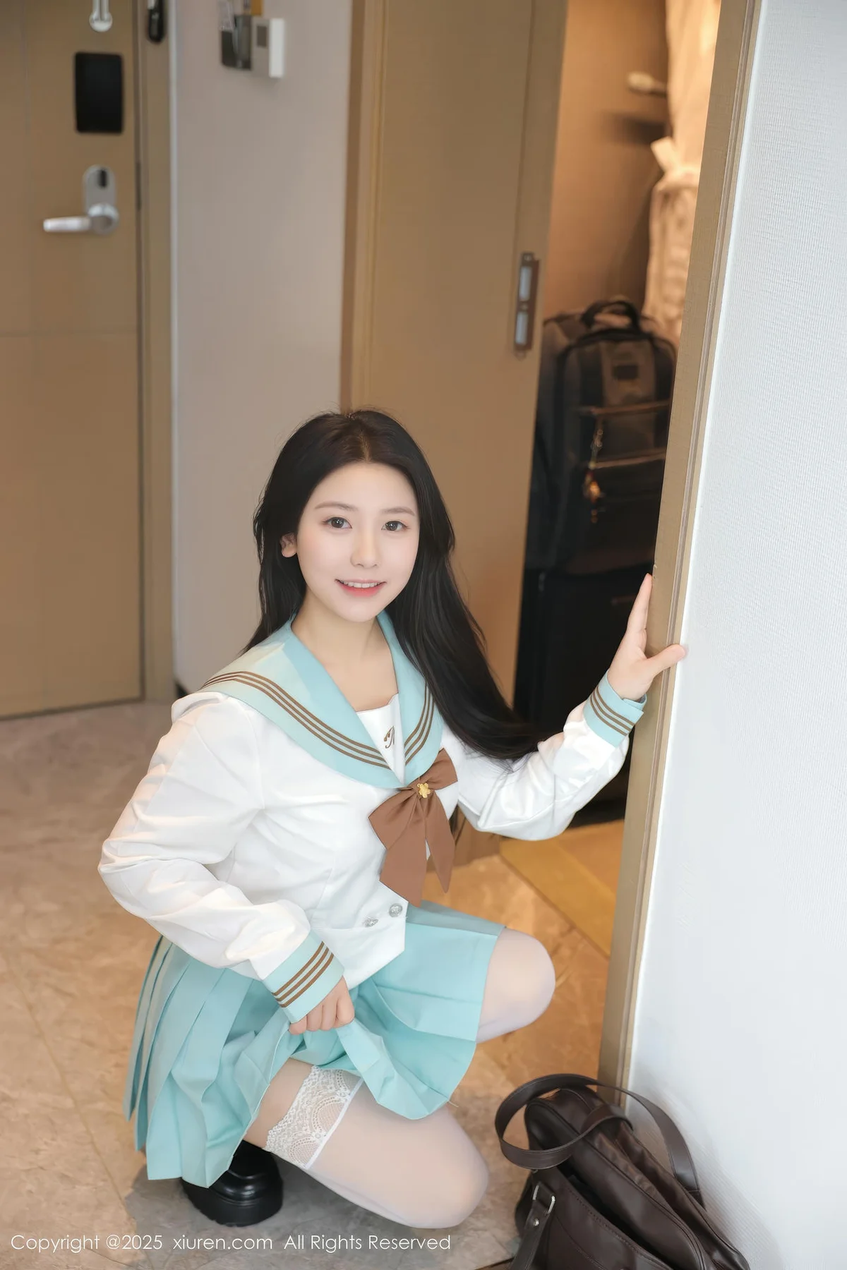 XiuRen 秀人 No.10379 林嘉馨 jk短裙清纯美女 - 7