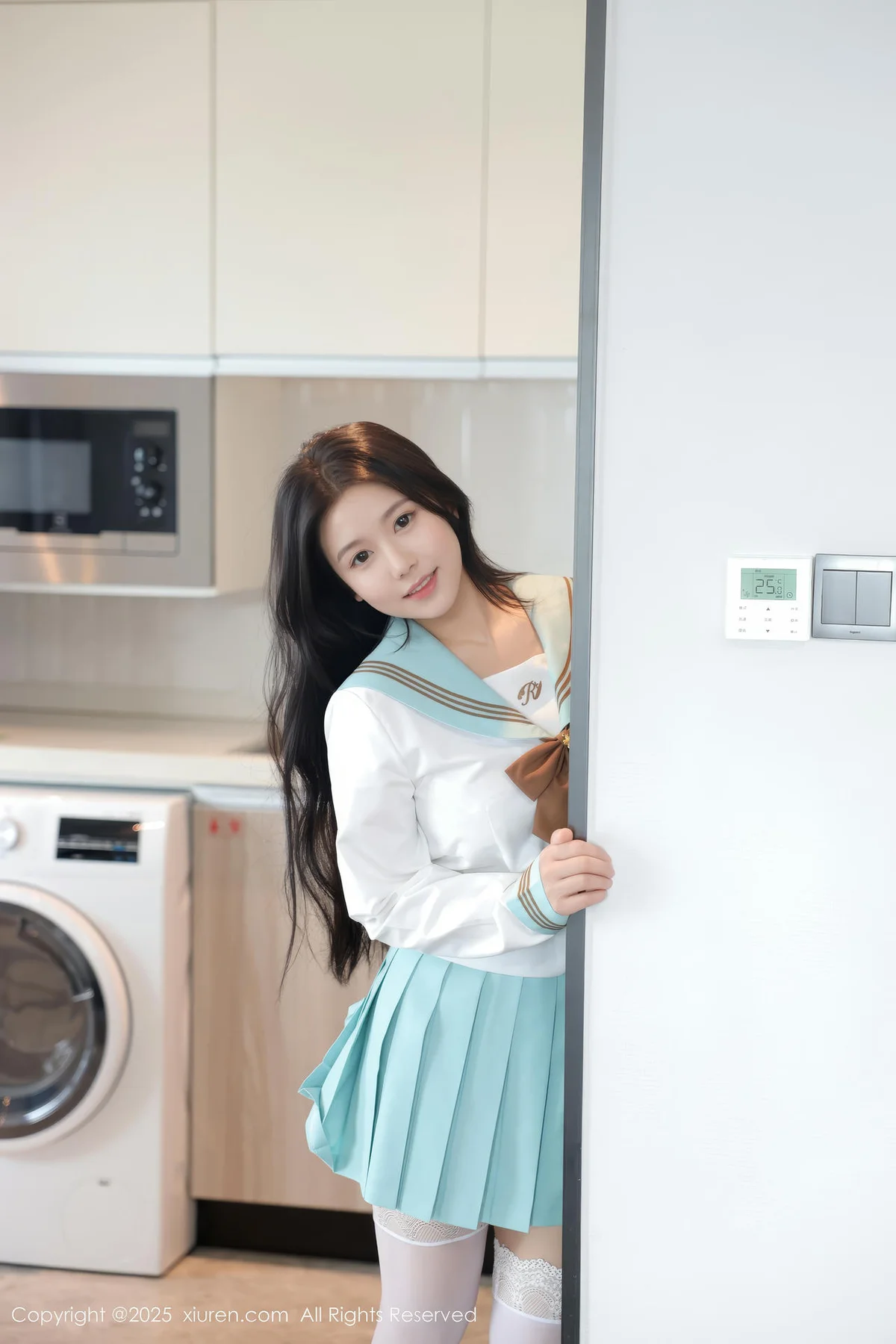 XiuRen 秀人 No.10379 林嘉馨 jk短裙清纯美女 - 4