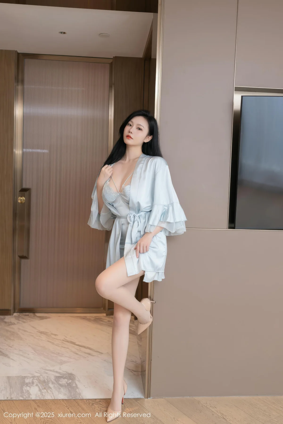 XiuRen 秀人 No.10390 安然anran 性感睡裙美腿 - 7