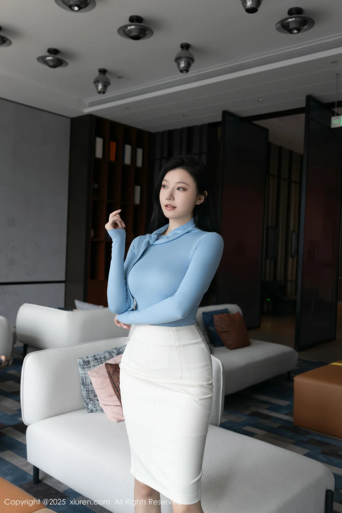 XiuRen 秀人 No.10424 安然anran 诱人肉色丝袜 - 2