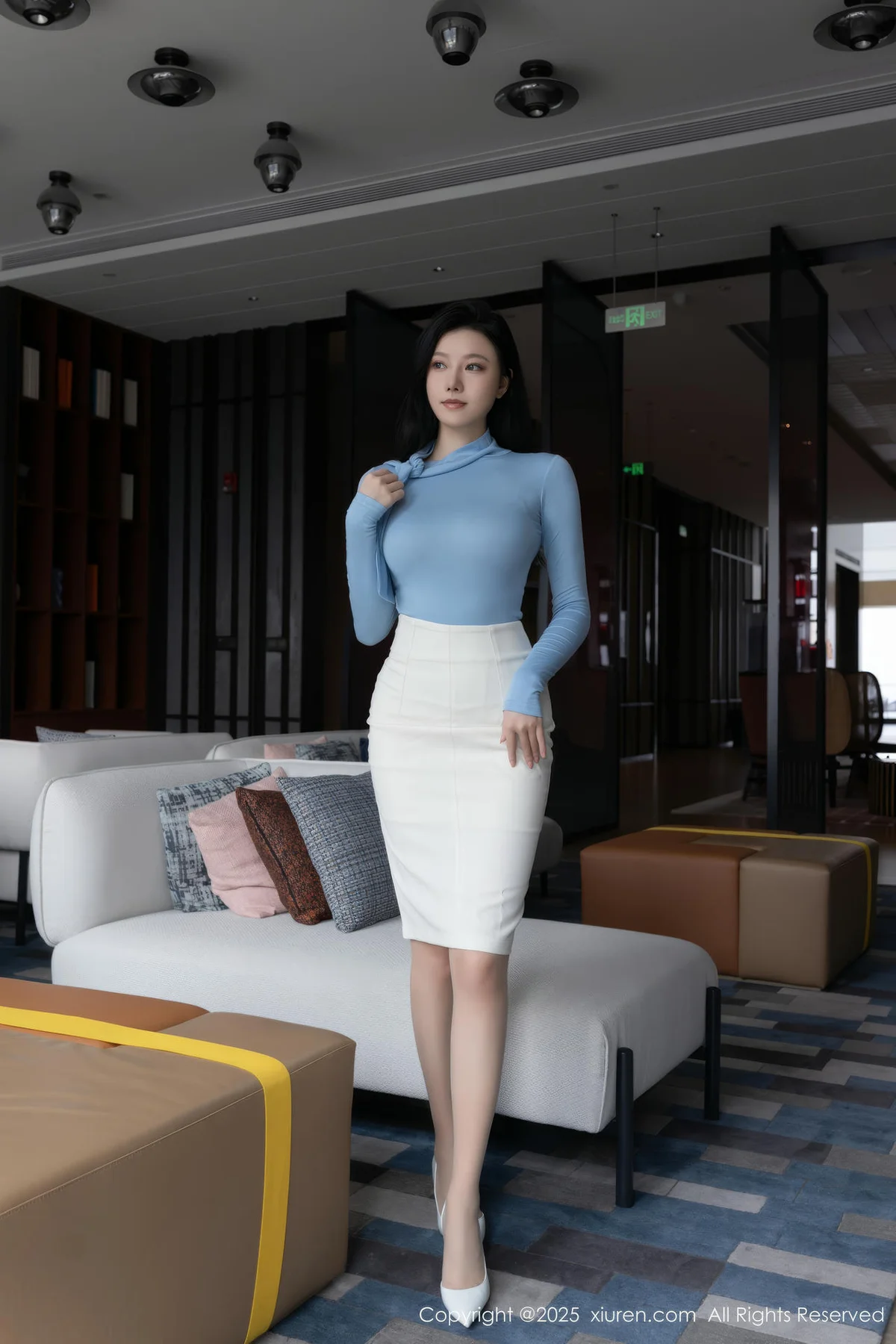 XiuRen 秀人 No.10424 安然anran 诱人肉色丝袜 - 3