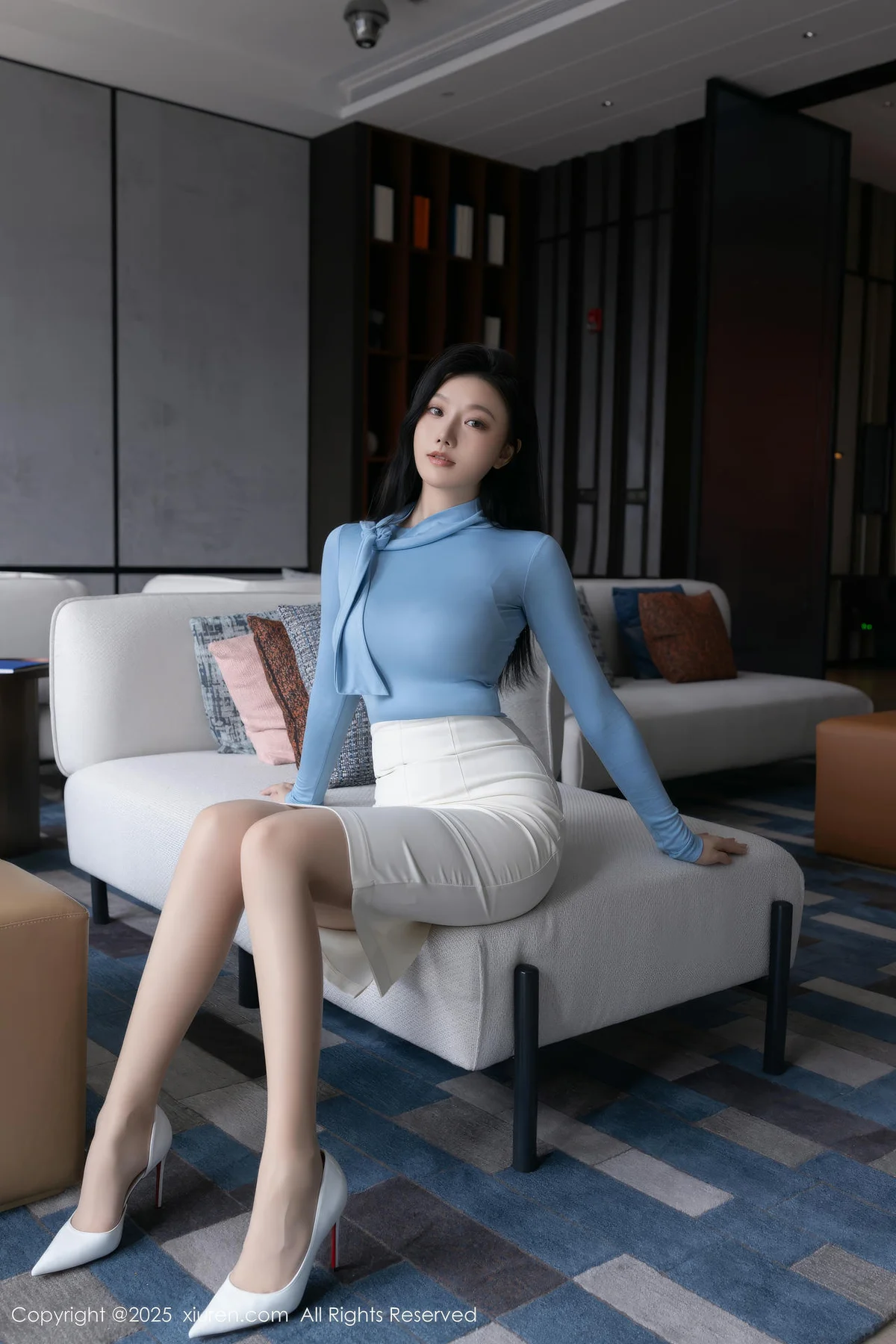 XiuRen 秀人 No.10424 安然anran 诱人肉色丝袜 - 5