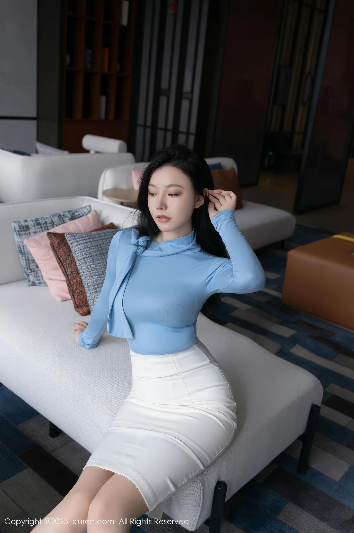 XiuRen 秀人 No.10424 安然anran 诱人肉色丝袜 - 6