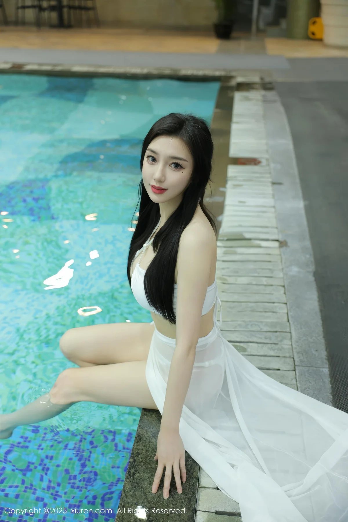 XiuRen 秀人 No.10441 苏一诺 白色比基尼旅拍 - 10