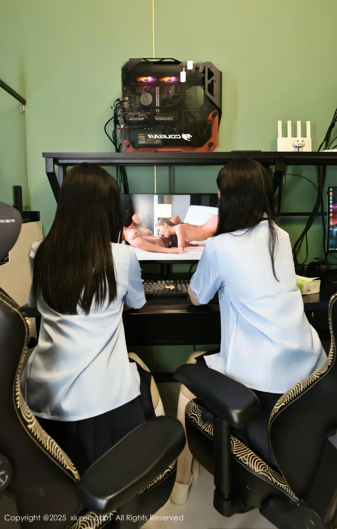 XiuRen 秀人 No.10443 小芭乐 两位少女激情互动 - 4