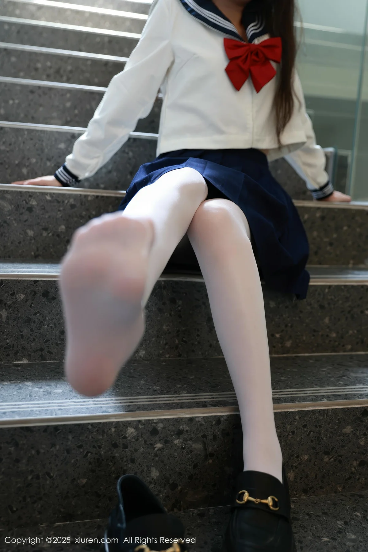 XiuRen 秀人 No.10458 糯咪 JK制服白色丝袜 - 7