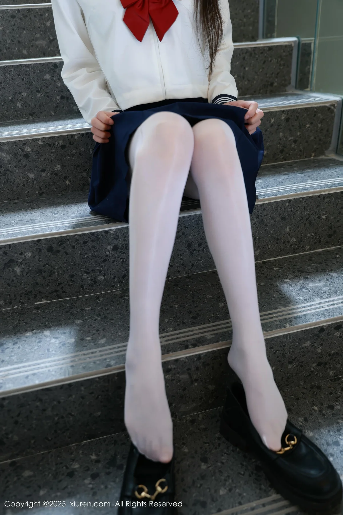 XiuRen 秀人 No.10458 糯咪 JK制服白色丝袜 - 9