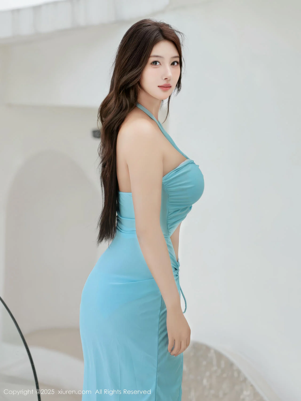 XiuRen 秀人 No.10472 梨霜儿 双人蓝色泳衣娇媚动人 - 1