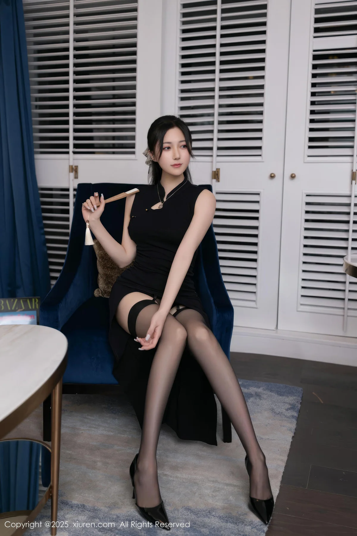 XiuRen 秀人 No.10480 鱼子酱Fish 魅惑黑丝印尼旅拍 - 2