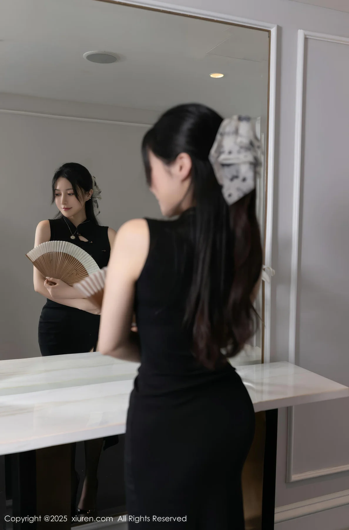 XiuRen 秀人 No.10480 鱼子酱Fish 魅惑黑丝印尼旅拍 - 7
