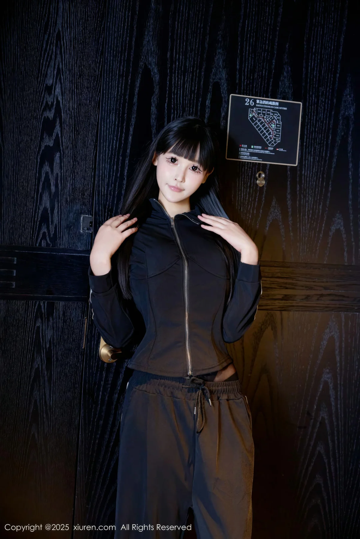 XiuRen 秀人 No.10482 智恩baby 黑色情趣内衣 - 3