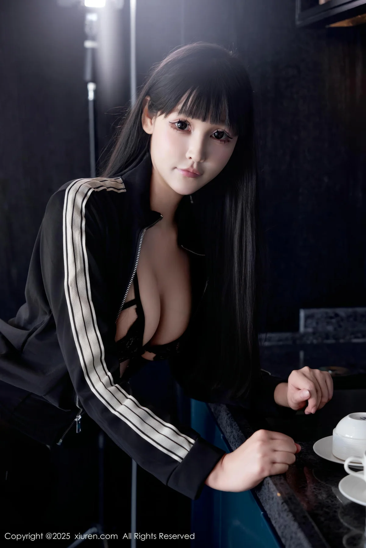 XiuRen 秀人 No.10482 智恩baby 黑色情趣内衣 - 7