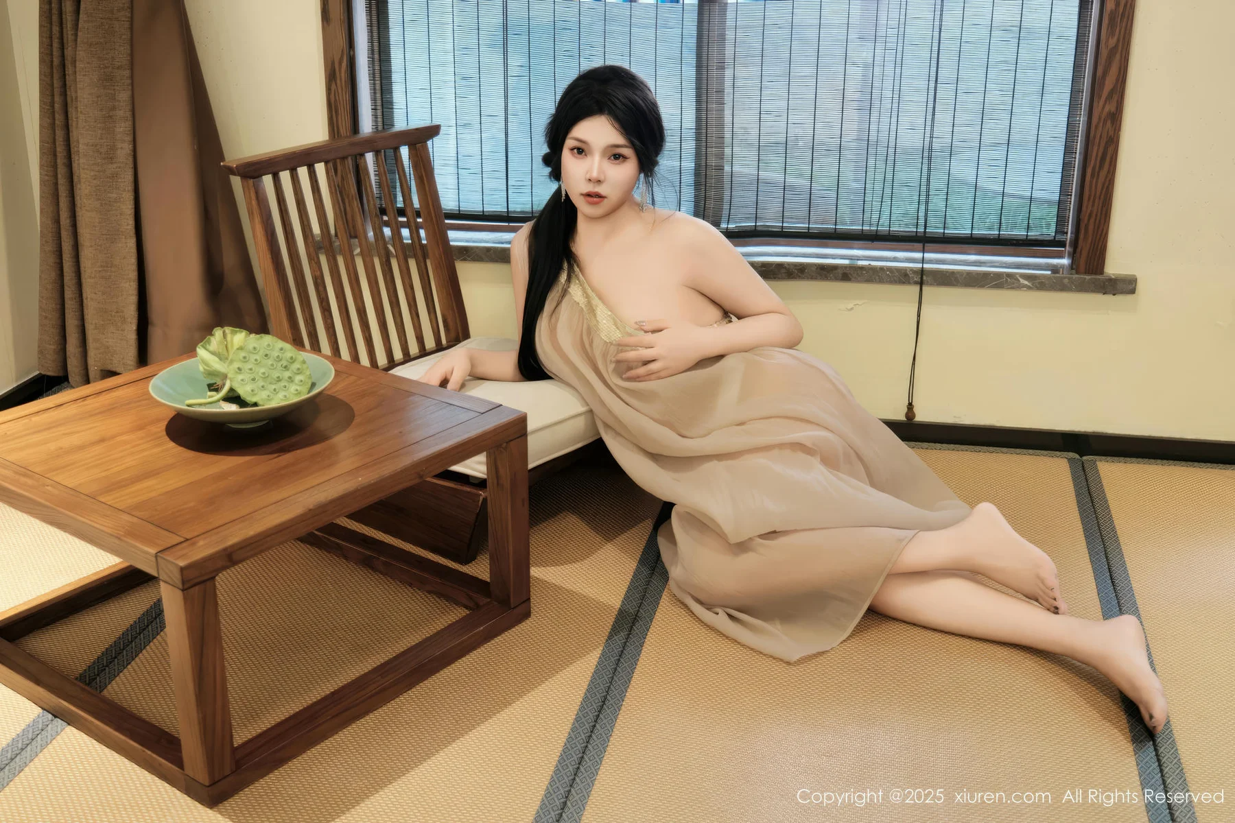 XiuRen 秀人 No.10500 麦田 透视连衣裙 - 4