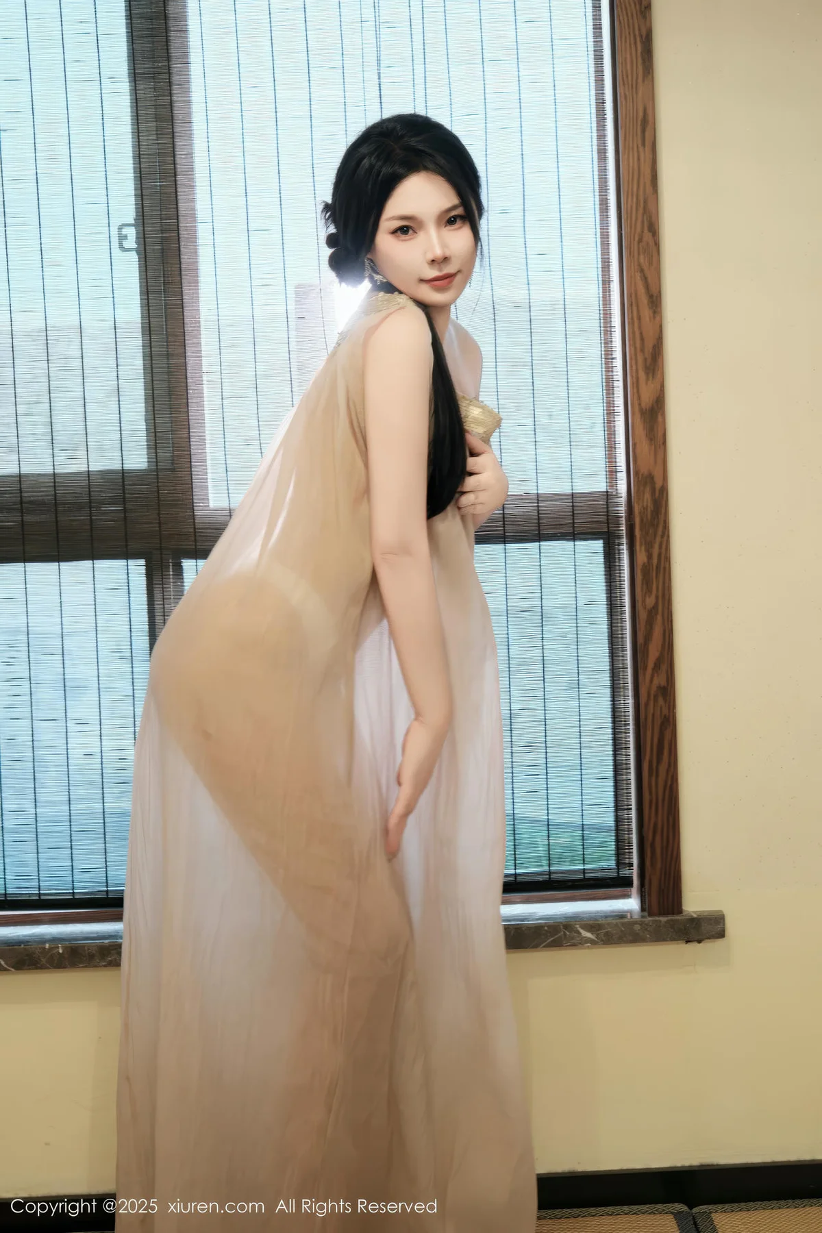 XiuRen 秀人 No.10500 麦田 透视连衣裙 - 9