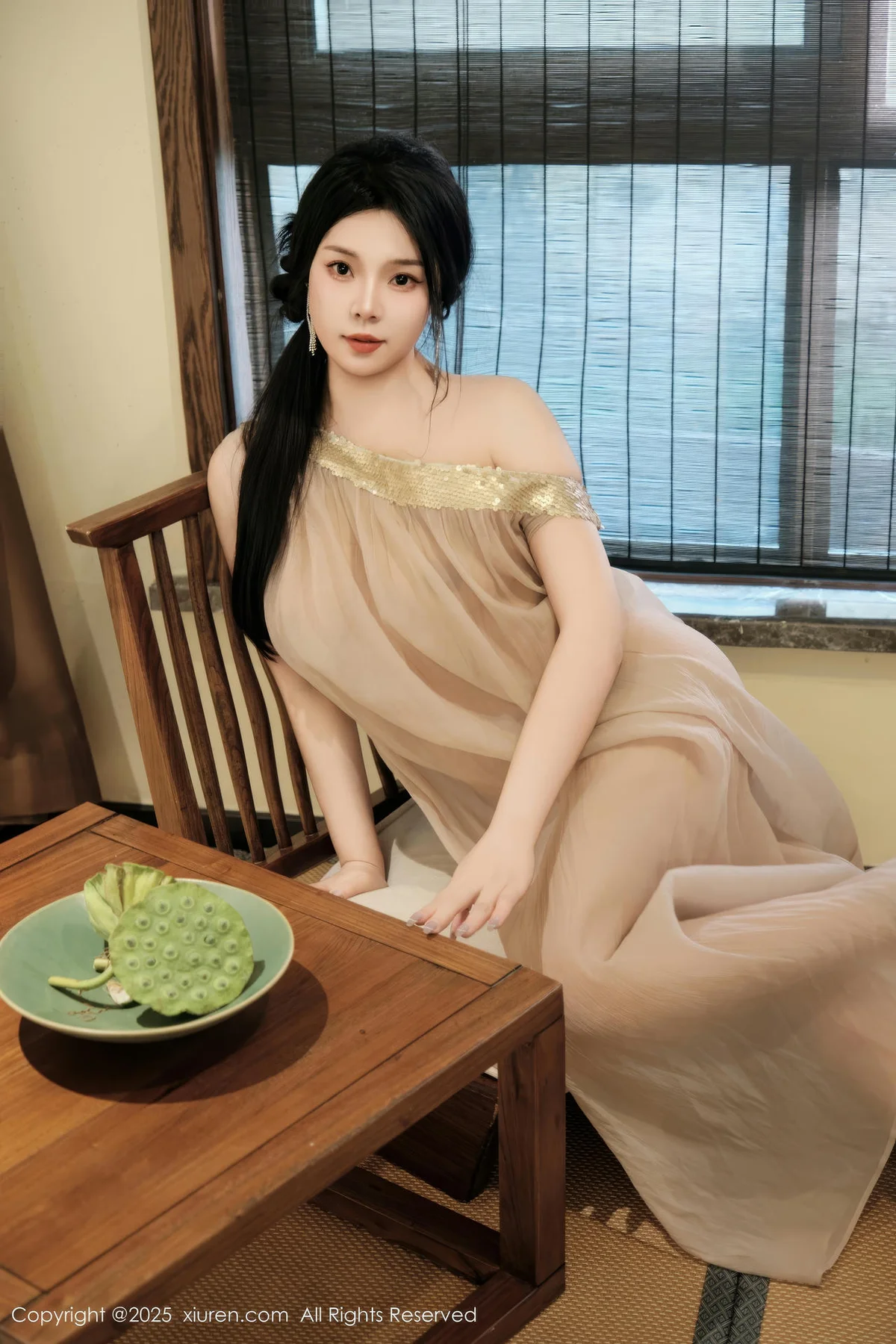 XiuRen 秀人 No.10500 麦田 透视连衣裙 - 5