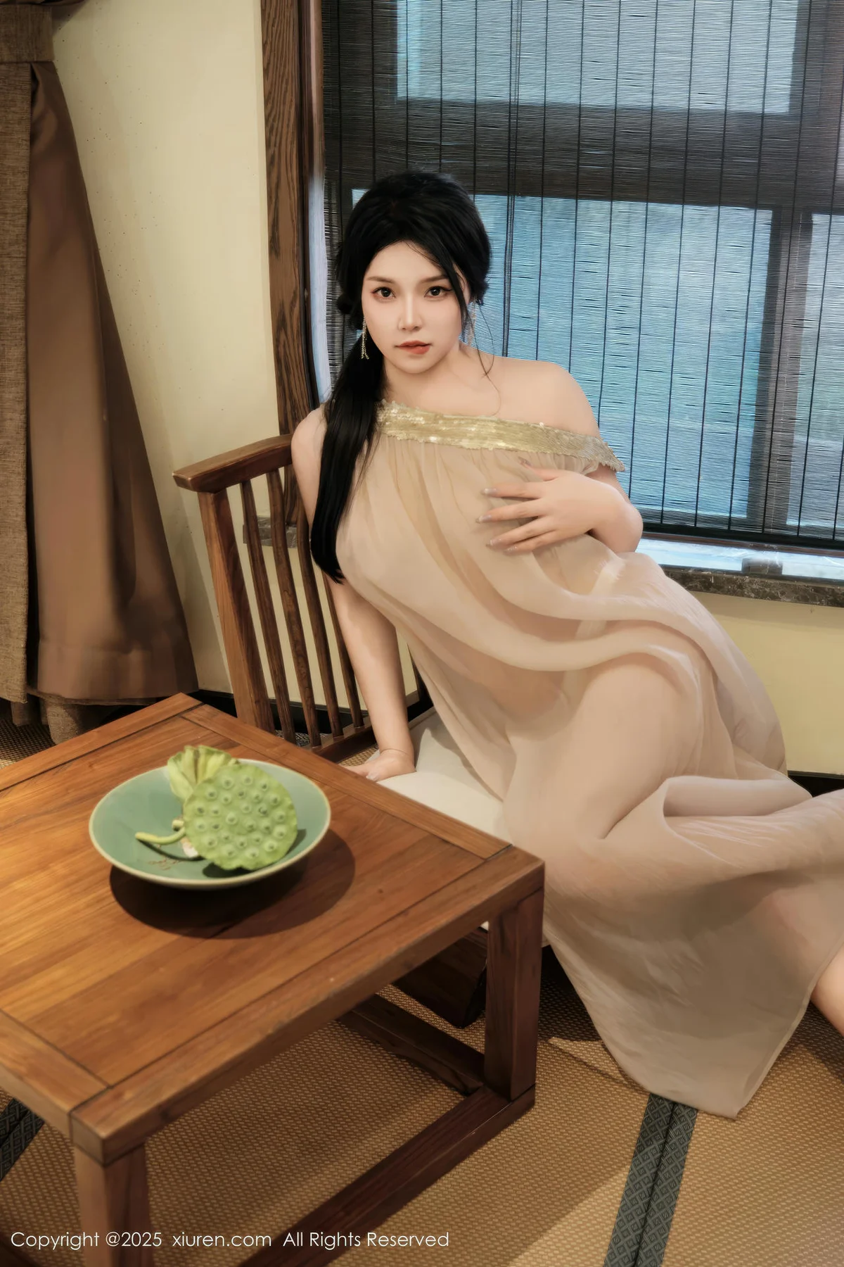 XiuRen 秀人 No.10500 麦田 透视连衣裙 - 6