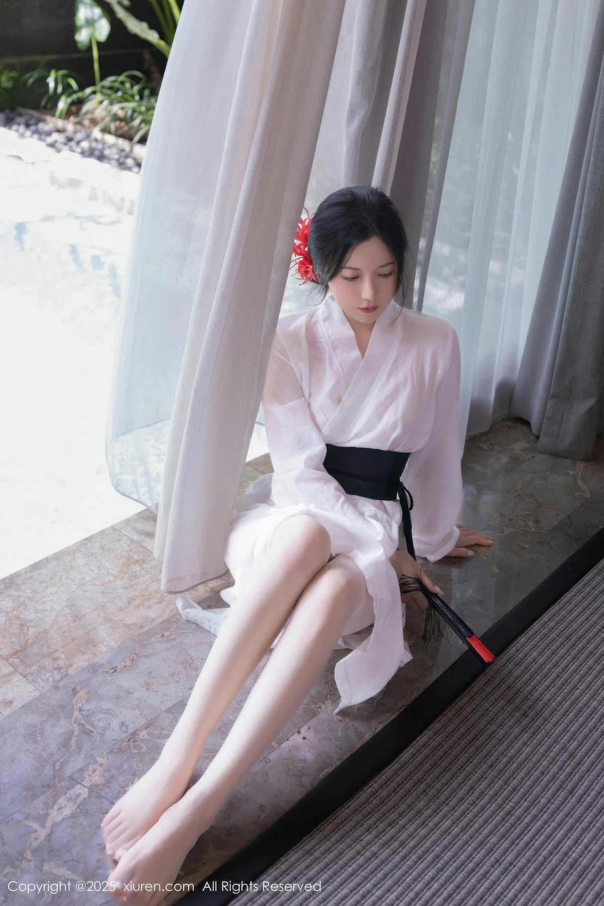 XiuRen 秀人 No.10514 鱼子酱Fish  诱人白色丝袜 - 8