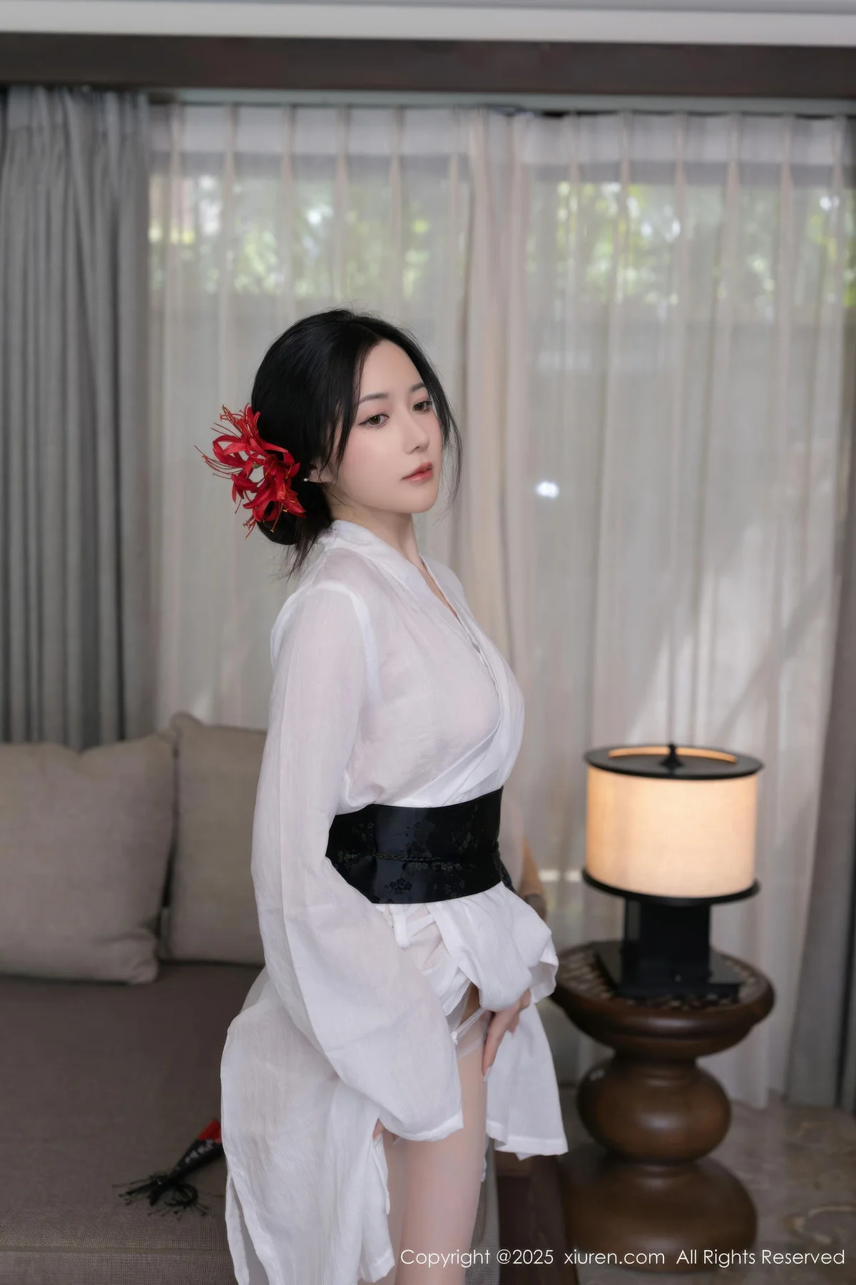 XiuRen 秀人 No.10514 鱼子酱Fish  诱人白色丝袜 - 4