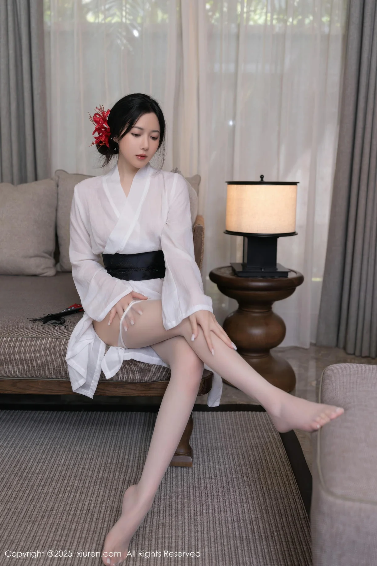 XiuRen 秀人 No.10514 鱼子酱Fish  诱人白色丝袜 - 5