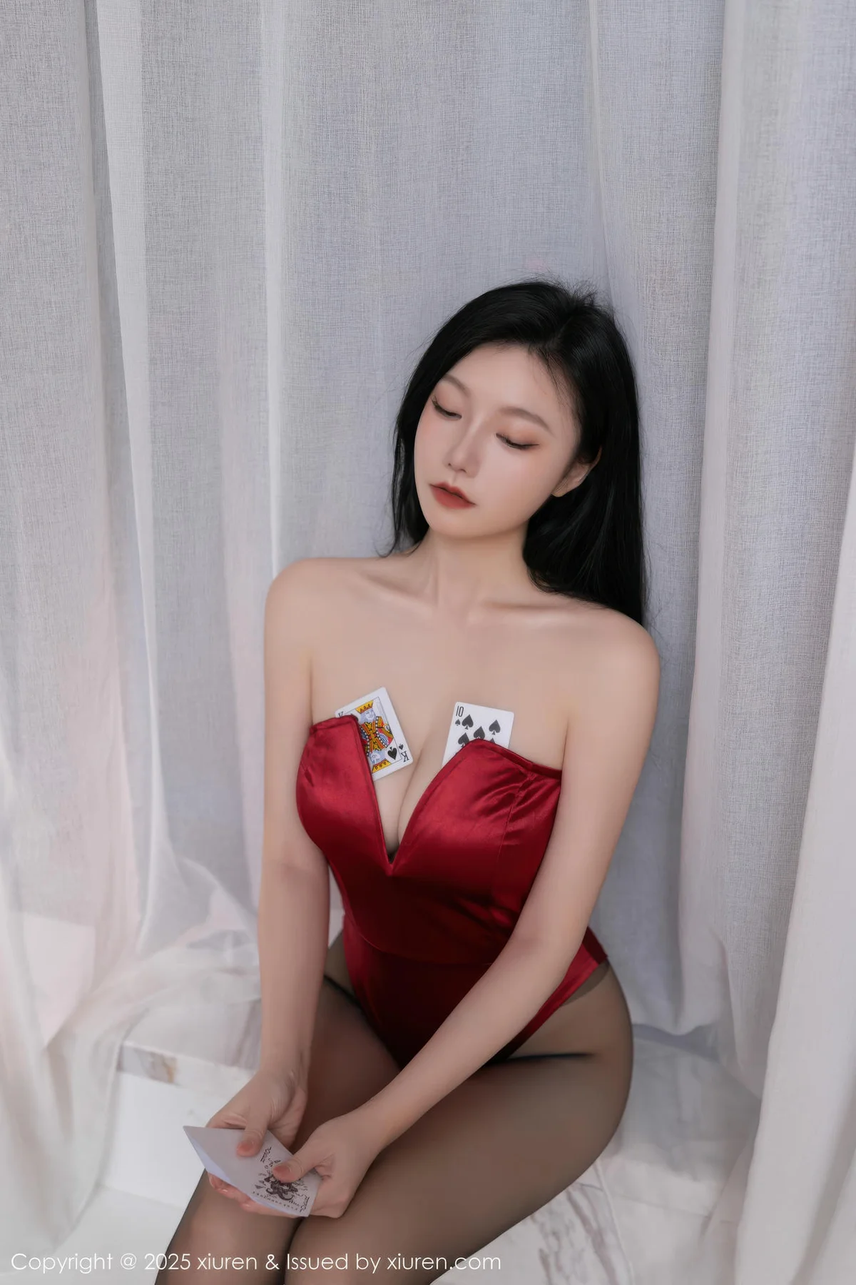 XiuRen 秀人 No.10524 安然anran 红色兔子装制服 - 7