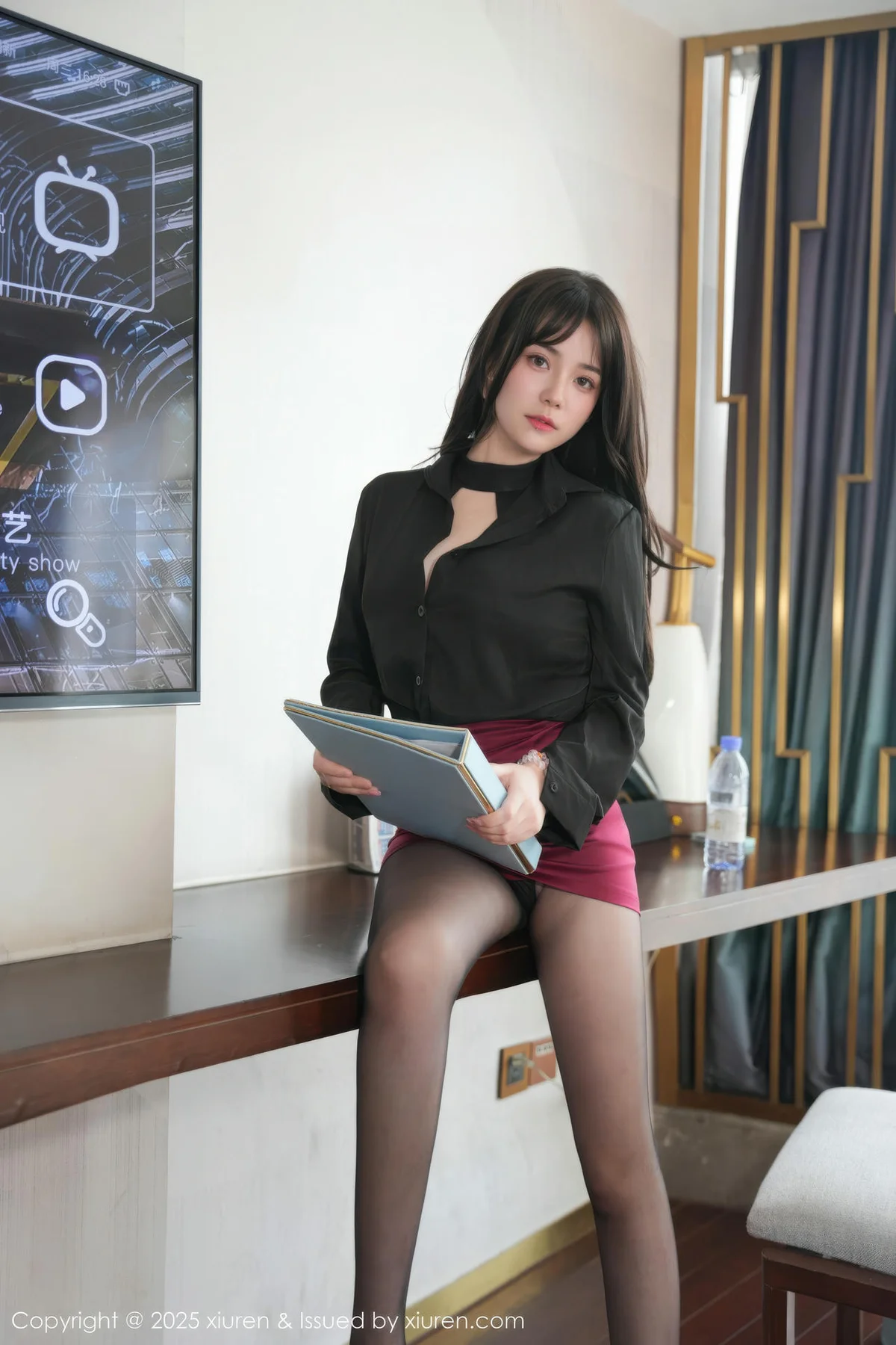 XiuRen 秀人 No.10527 软情 黑丝ol制服 - 10