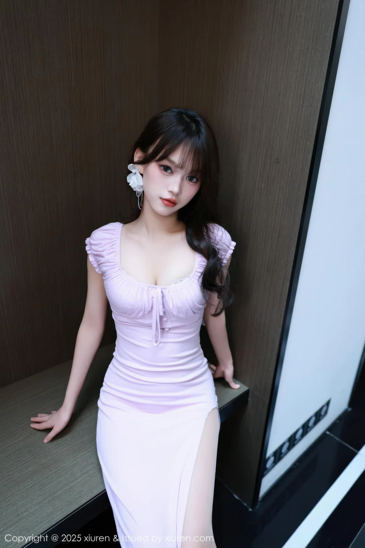 XiuRen 秀人 No.10532 糯咪 紫色长裙面容甜美 - 2