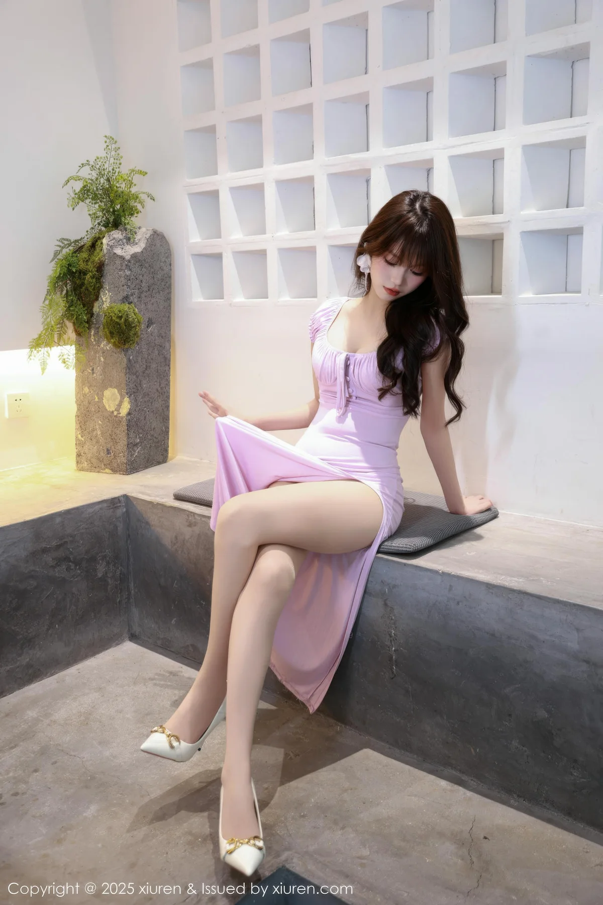 XiuRen 秀人 No.10532 糯咪 紫色长裙面容甜美 - 4