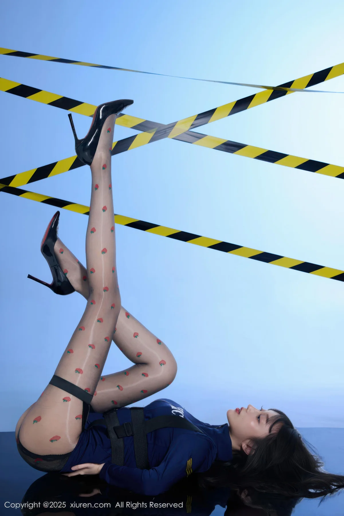 XiuRen 秀人 No.10544 玥儿玥er 蓝色制服诱惑 - 4