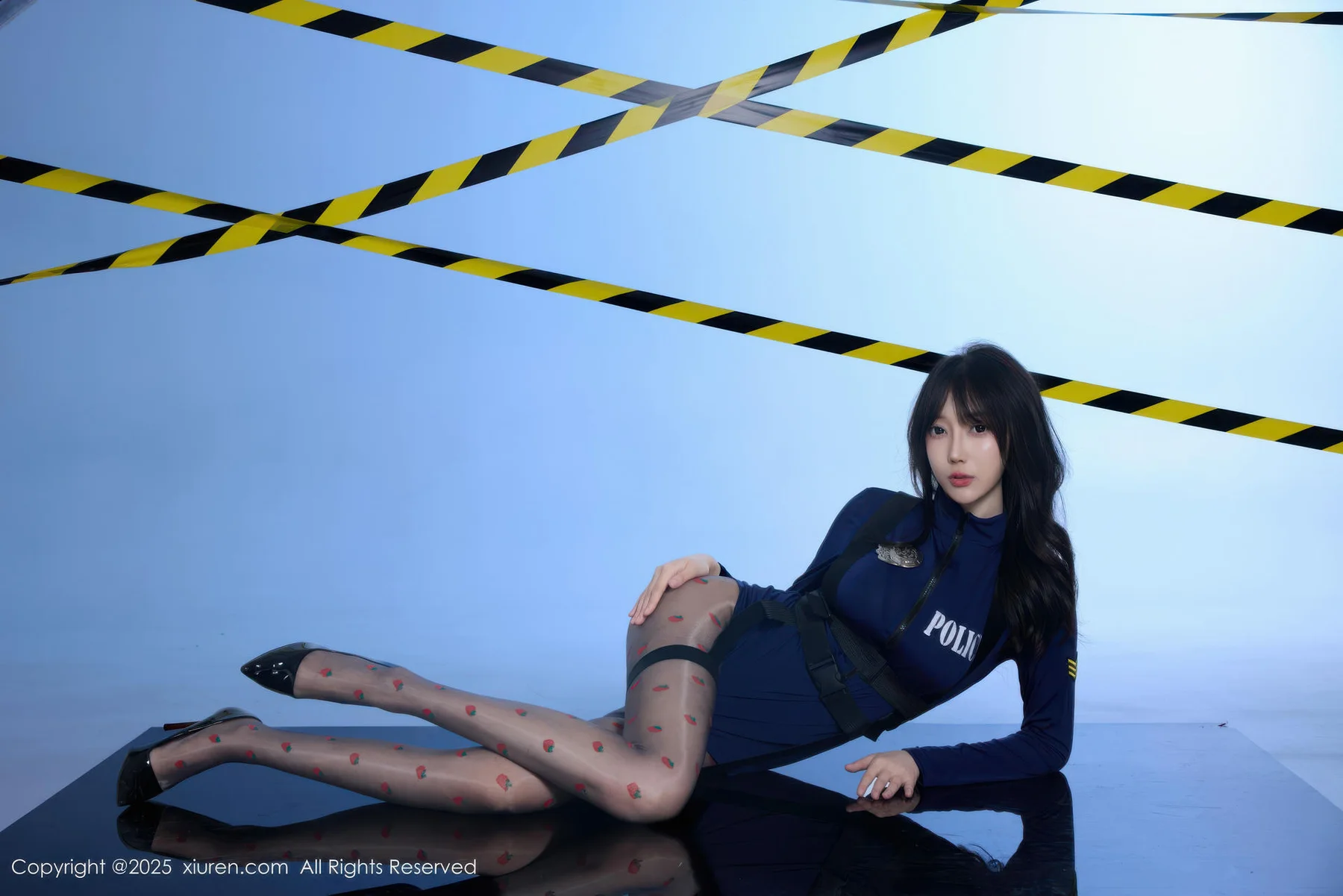 XiuRen 秀人 No.10544 玥儿玥er 蓝色制服诱惑 - 4