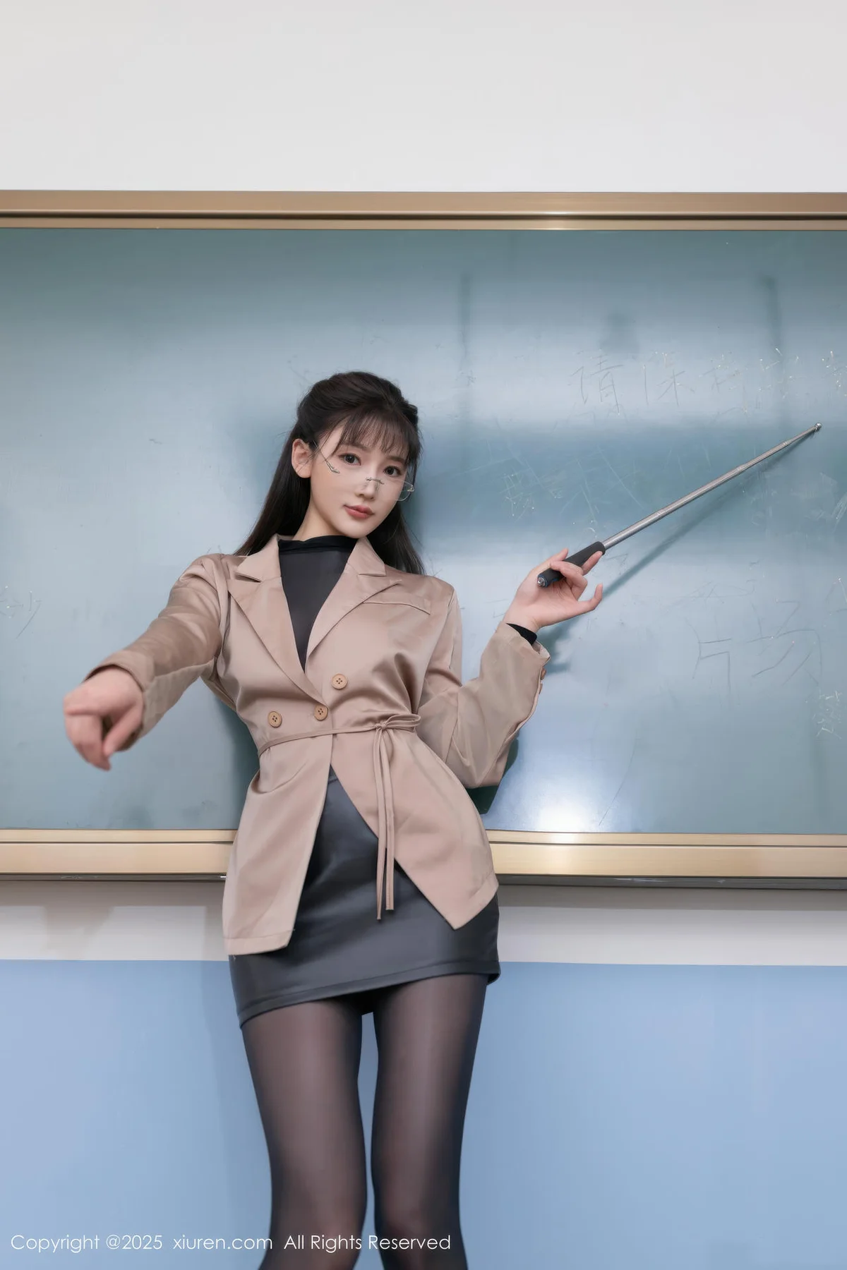 XiuRen 秀人 No.10558 陆萱萱 教室场景拍摄 - 1