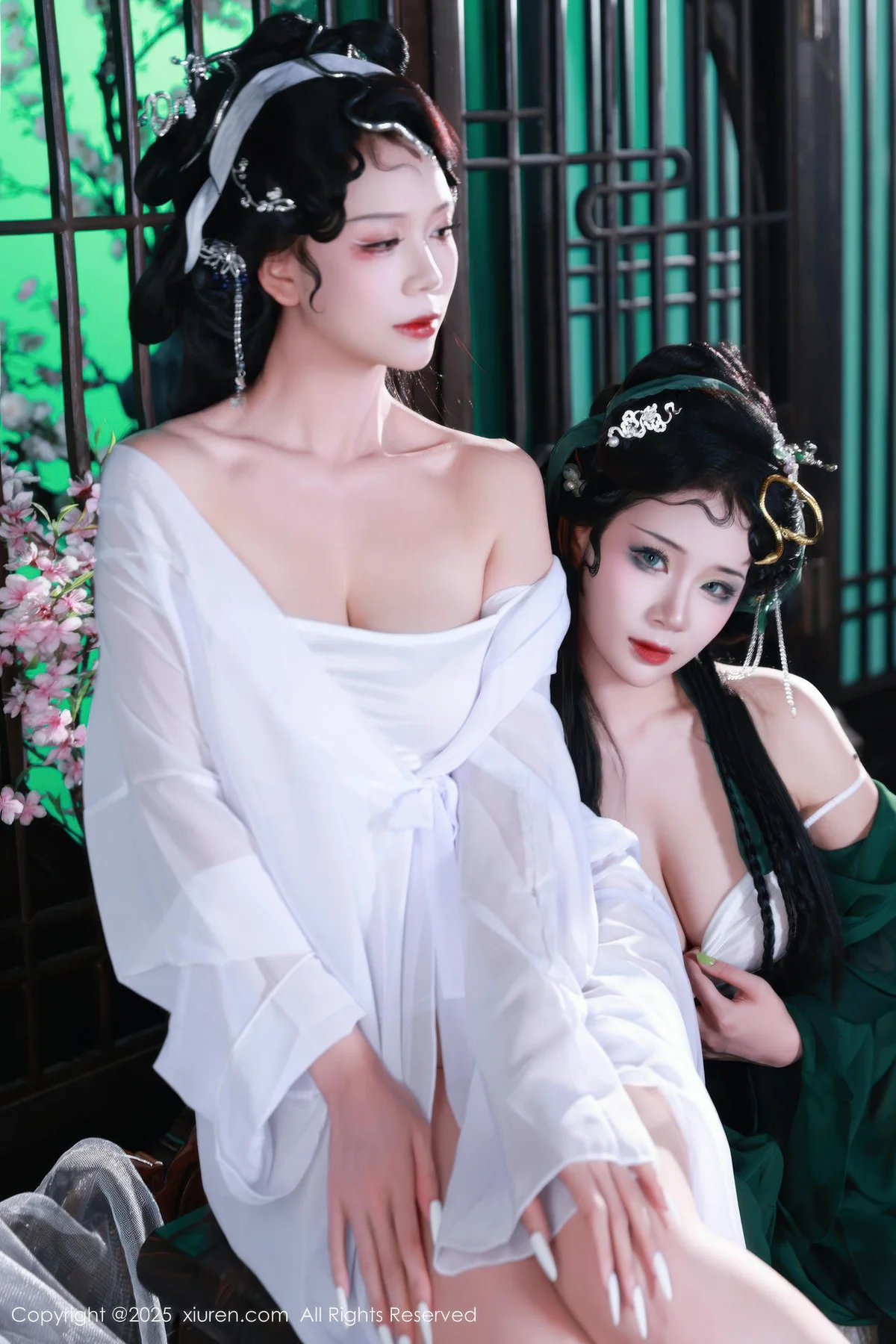 XiuRen 秀人 No.10561 玫瑰我爱你 首次合体古风场景《青蛇》主题拍摄模特合集 - 2