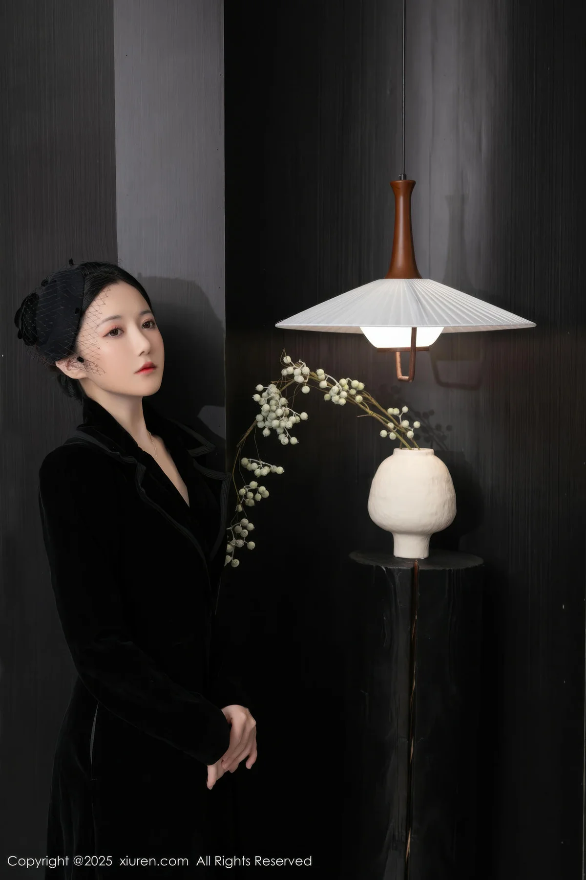 XiuRen 秀人 No.10564 鱼子酱 黑色连体丝袜 - 6