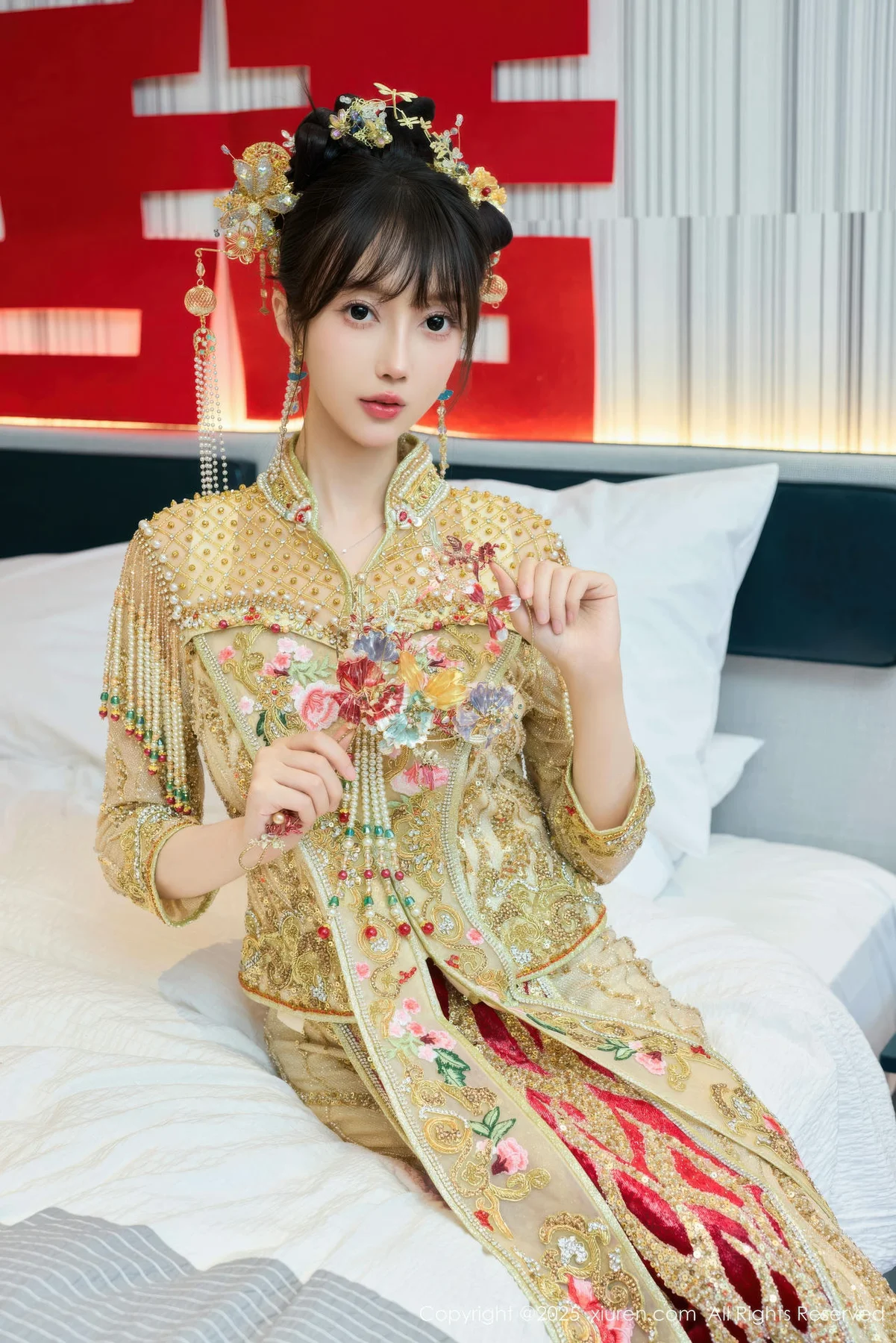 XiuRen 秀人 No.10567 玥儿玥er 婚纱制服诱惑 - 1