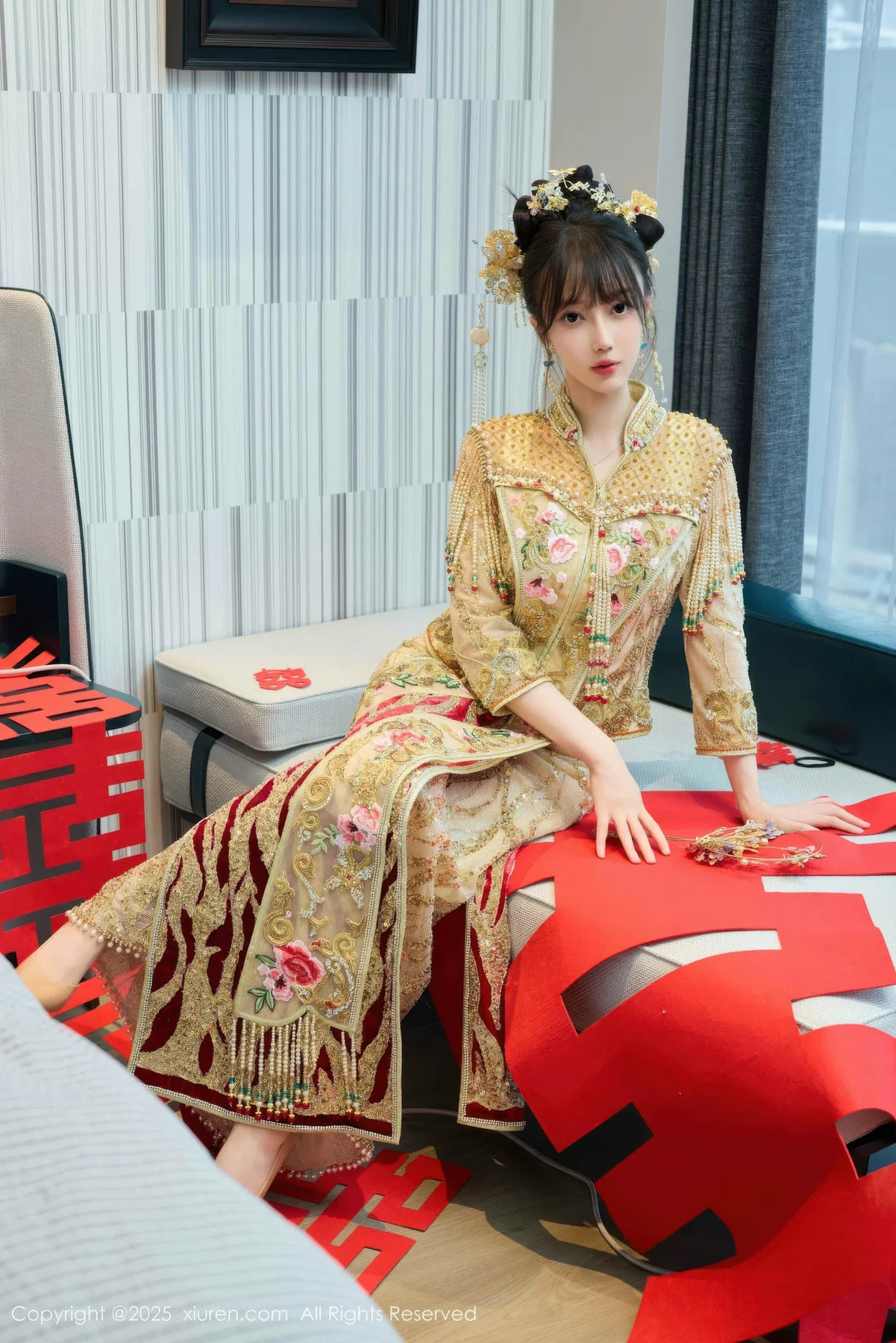 XiuRen 秀人 No.10567 玥儿玥er 婚纱制服诱惑 - 2