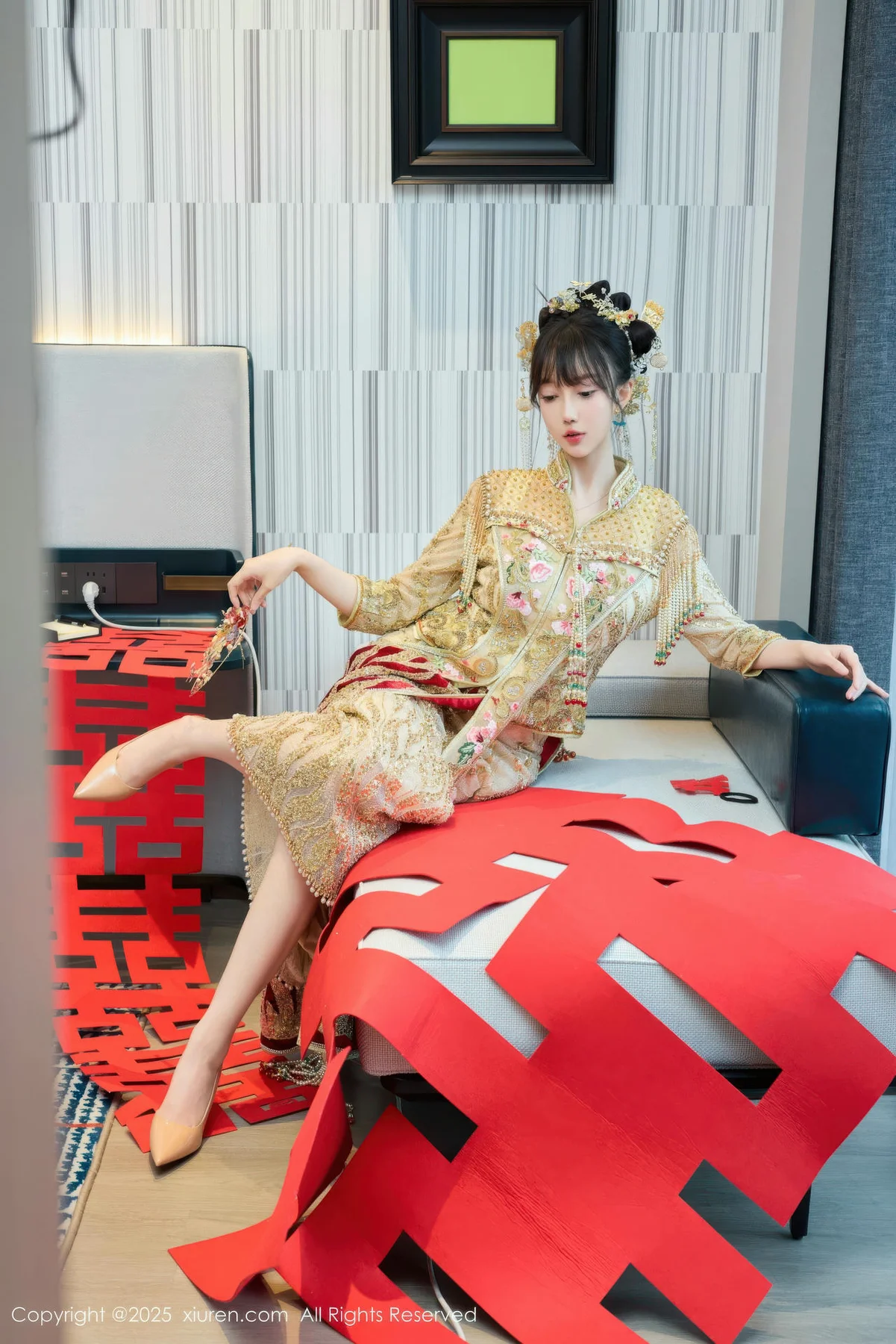 XiuRen 秀人 No.10567 玥儿玥er 婚纱制服诱惑 - 5