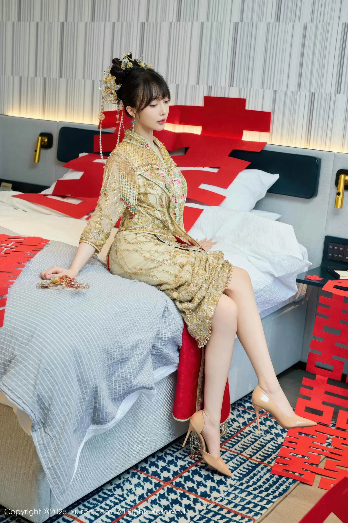 XiuRen 秀人 No.10567 玥儿玥er 婚纱制服诱惑 - 10