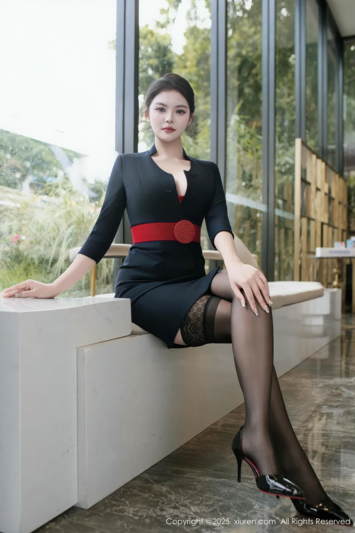 XiuRen 秀人 No.10574 冬安 魅惑黑丝 - 4