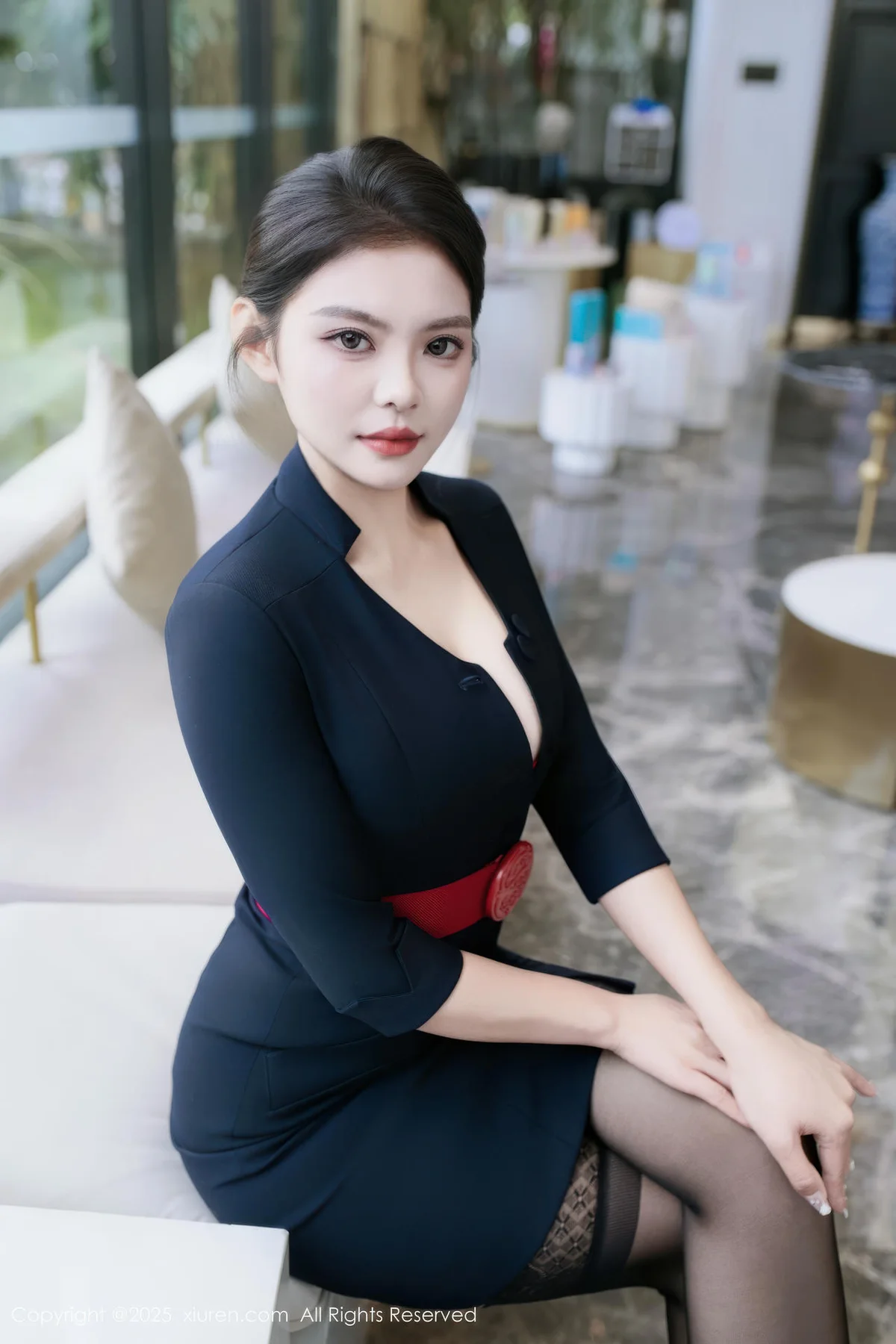 XiuRen 秀人 No.10574 冬安 魅惑黑丝 - 5