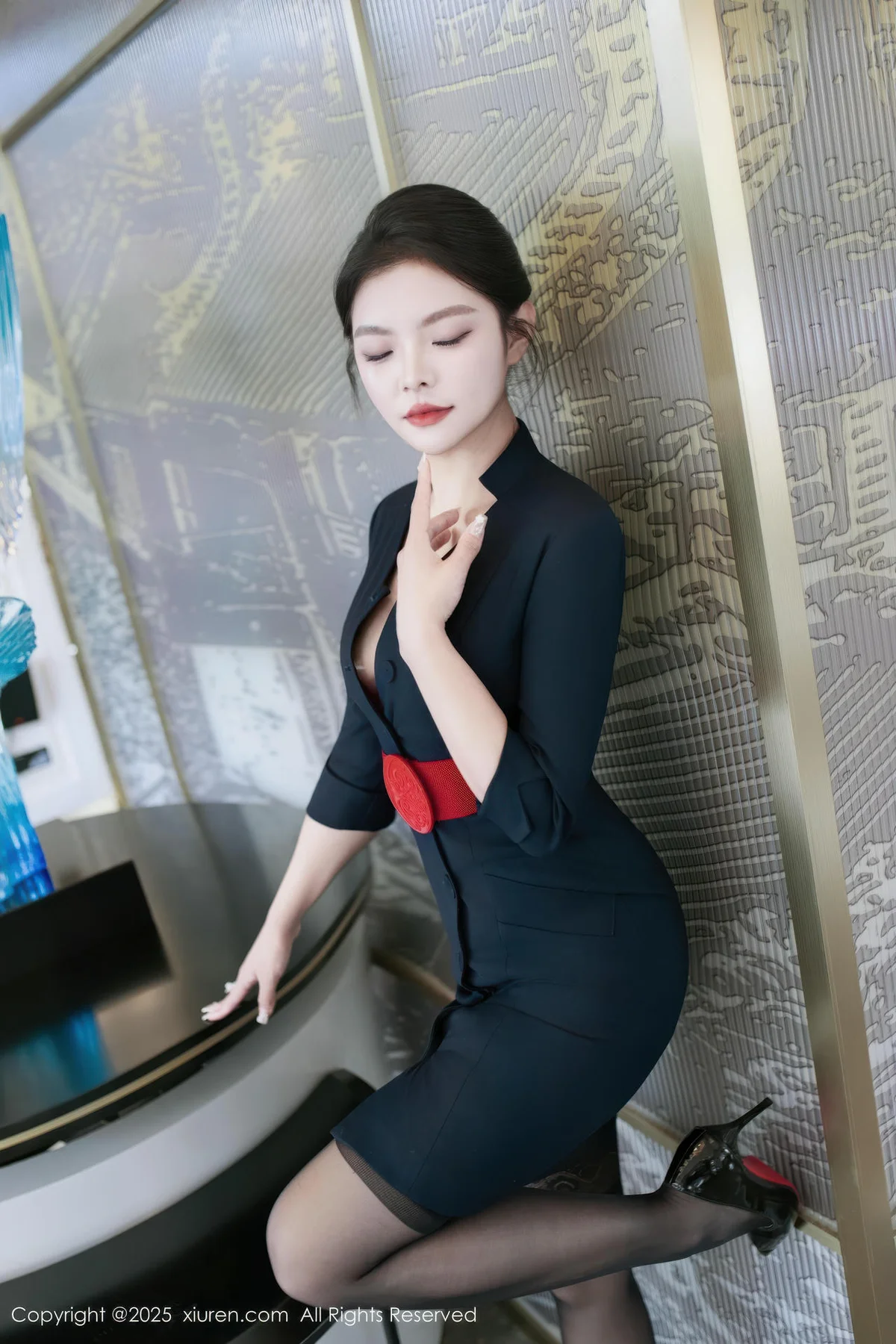 XiuRen 秀人 No.10574 冬安 魅惑黑丝 - 10