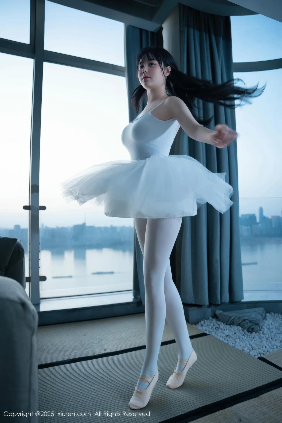 XiuRen 秀人 No.10575 软情 白色芭蕾服 - 2