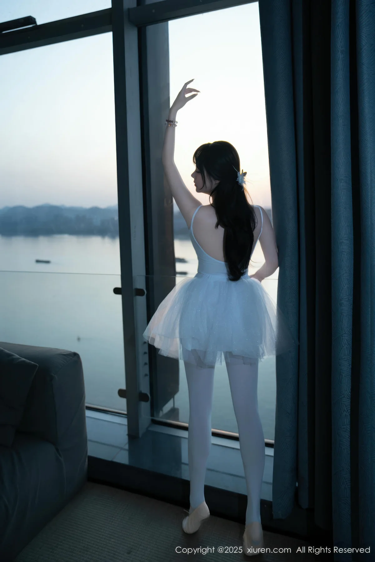 XiuRen 秀人 No.10575 软情 白色芭蕾服 - 10