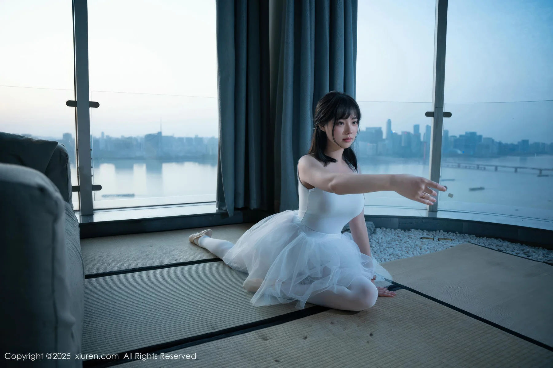 XiuRen 秀人 No.10575 软情 白色芭蕾服 - 9