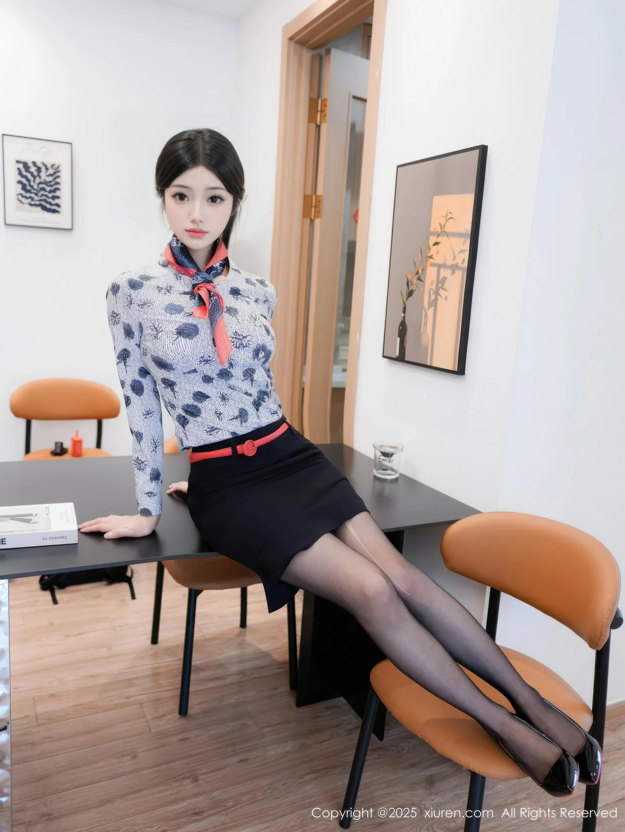 XiuRen 秀人 No.10579 琉璃ww 空姐制服诱惑 - 8