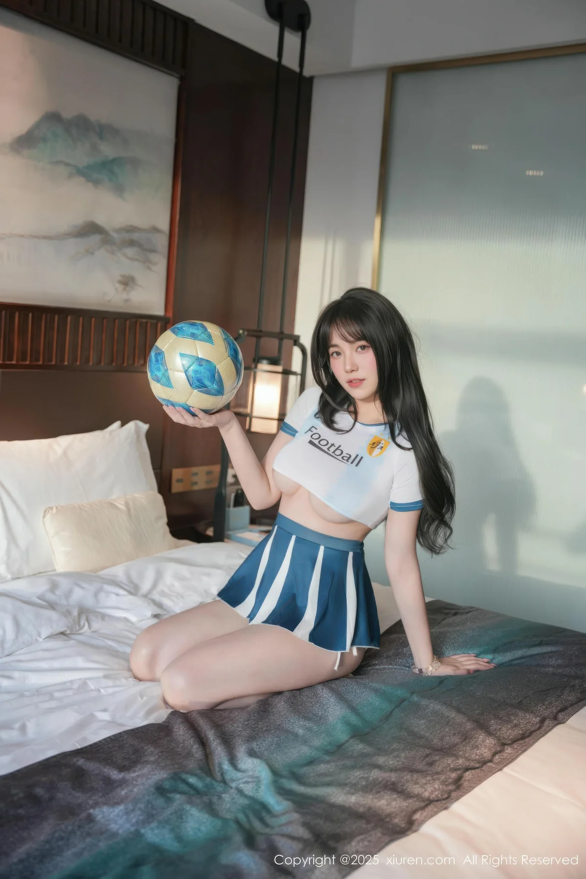 XiuRen 秀人 No.10606 软情 足球队服清纯美女 - 1