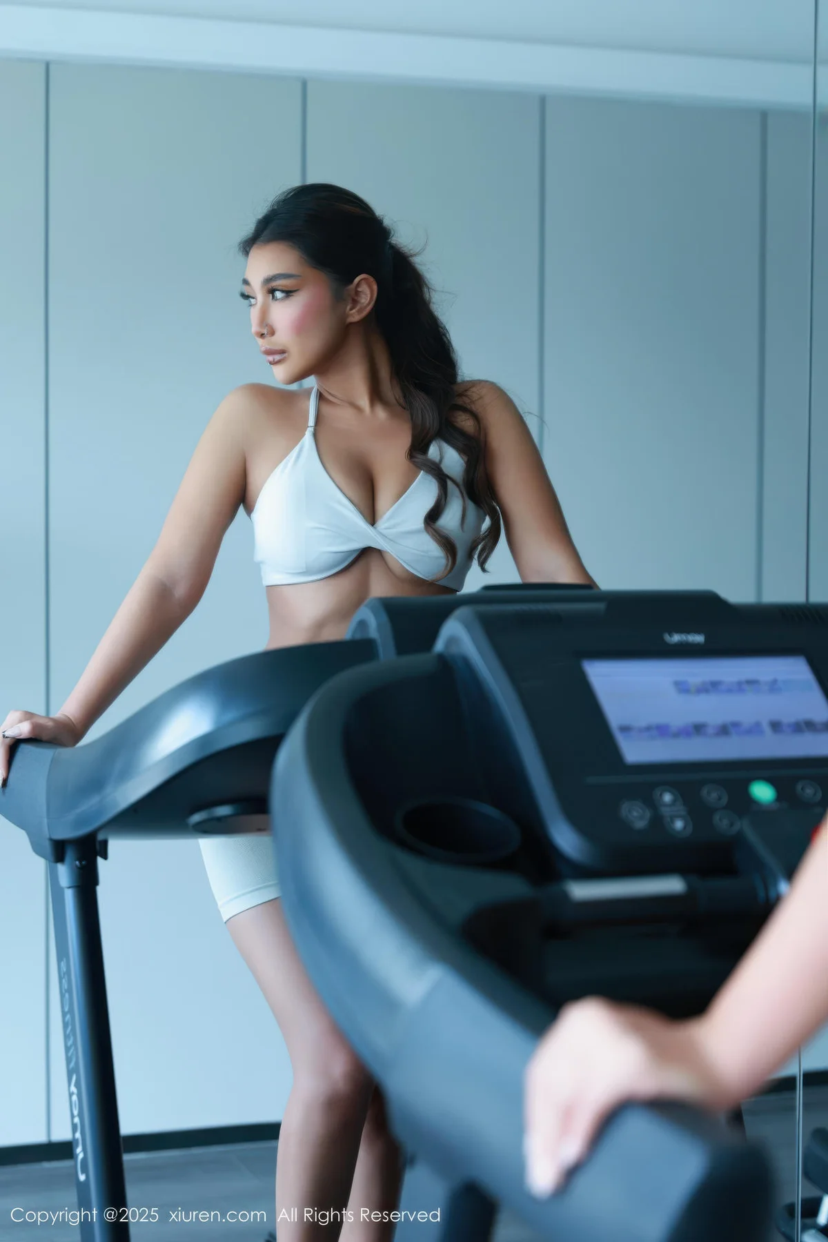 XiuRen 秀人 No.10621 FE- 白色健身服， - 3