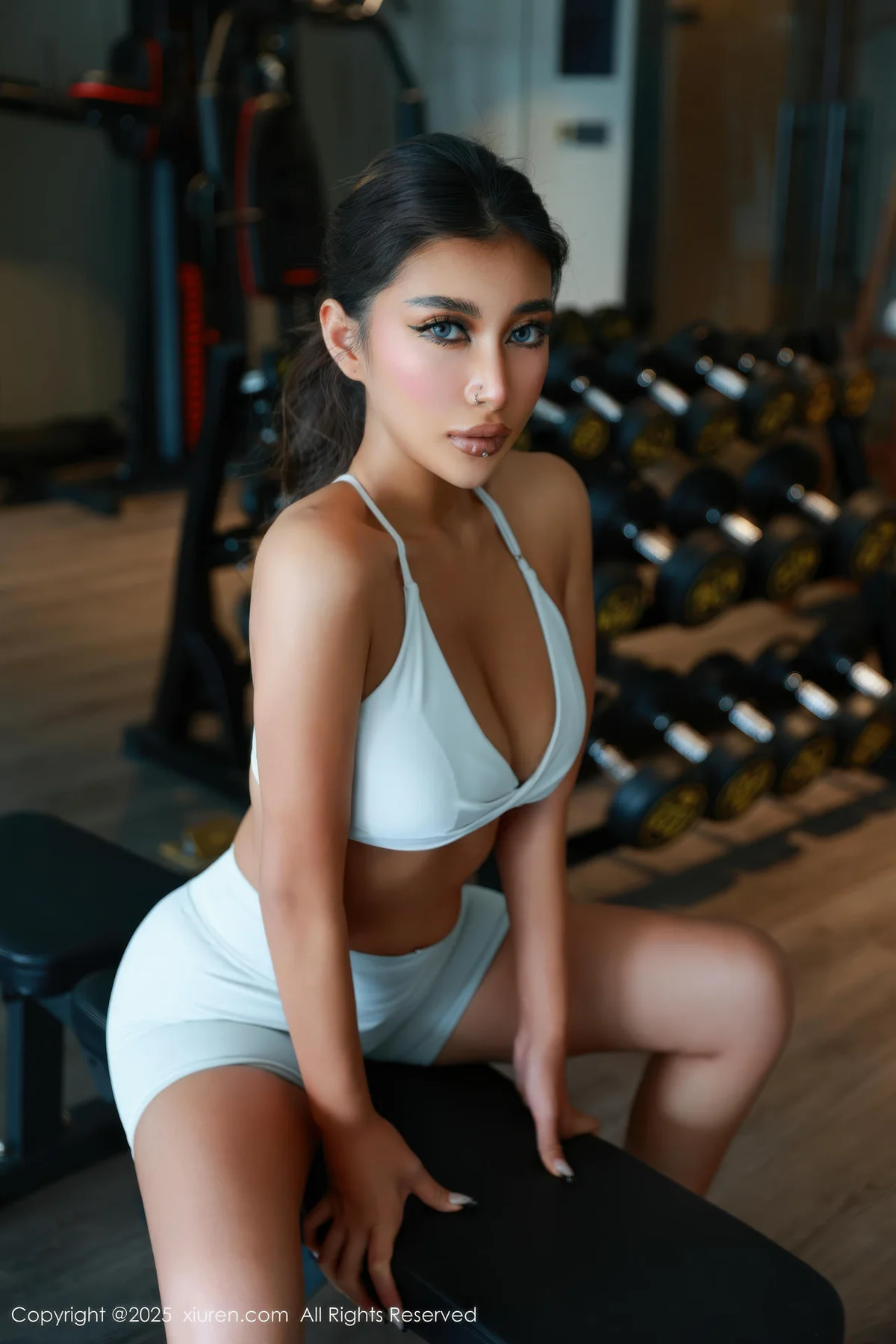 XiuRen 秀人 No.10621 FE- 白色健身服， - 5