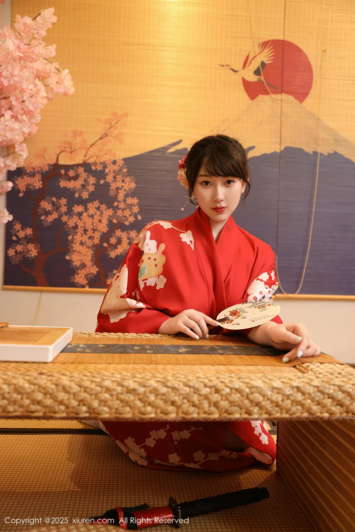 XiuRen 秀人 No.10624 李沁恩lrene 性感红色服饰 - 9