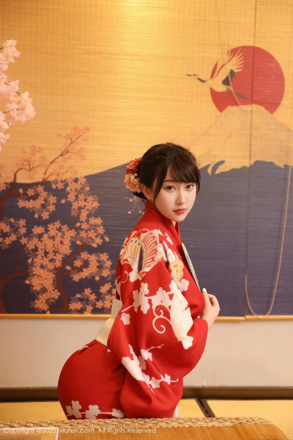 XiuRen 秀人 No.10624 李沁恩lrene 性感红色服饰 - 1